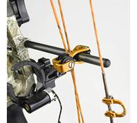 Greensen Aleación de Aluminio de Vida Larga -Arqueros de Bogen, Gafas de Cable con Baja Fricción para Disparos Tranquilos, Adecuado para Arcos Compuestos (Yellow)