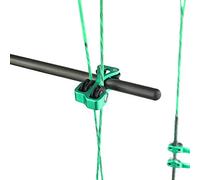 Greensen Aleación de Aluminio de Vida Larga -Arqueros de Bogen, Gafas de Cable con Baja Fricción para Disparos Tranquilos, Adecuado para Arcos Compuestos (Green)
