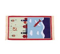 Greensen Alfombra de Oración para Niños, Alfombra de Oración de Algodón Suave con Toque Aterciopelado y Flecos Tradicionales, para Mejorar la Experiencia de Oración en el Hogar, Duradera