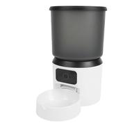 Greensen Alimentador Automático para Gatos, Alimentador Inteligente para Mascotas con Control WiFi por Aplicación, Capacidad Grande de 4L, Doble Fuente de Energía USB/Batería, para