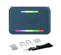 Greensen Altavoz Portátil, Altavoz Portátil 120W Super-Bass con Luces RGB Inalámbrico 5.3 Batería 24000mAh para Fiesta Camping Viajes Al Aire Libre (Blue)