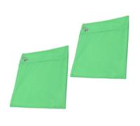 Greensen Bandera de Entrenamiento de Nailon para Caballos, 2 Unidades, Colores Vivos para Práctica Ecuestre (Green)
