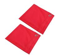Greensen Bandera de Entrenamiento de Nailon para Caballos, 2 Unidades, Colores Vivos para Práctica Ecuestre (Rojo)