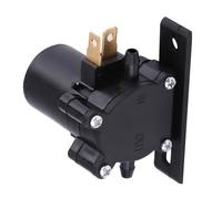 Greensen Bomba de Lavado de Parabrisas Universal de 12 V, Bomba de Lavado de Plástico Duradero para Automóviles, Furgonetas, Autobuses y Camiones con Conector de 2 Pines