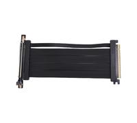 Greensen Cable de Extensión PCIe 5.0 X16 ABS PCB Cable de Extensión de Tarjeta Gráfica 128 Gbps 20 Cm Diseño Flexible de 90 Grados Diseño de Flujo de Aire Blindado para Servidor de Juegos ITX AI PC