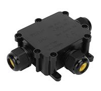 Greensen Caja de Unión Al Aire Libre Caja de Conector de Cable Eléctrico de 3 Vías/Cubierta IP68 Excelente Mano de Obra para las Necesidades de Reemplazo