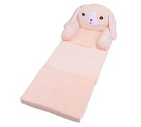 Greensen Camino de sofá Abierto para Niños Plegables, Linda Esponja de Perro Rosa para Perros Silla de sofá para Niños para el Hotel de Jardín de Infantes (3 Niveles)