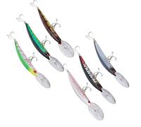 Greensen Cebo Minnow, 167g Señuelo de Pesca con Bola de Acero Rodante de Transferencia de Gravedad Incorporada y Ojos 3D Realistas, para Pesca Desde la Orilla con Distancia de Lanzamiento