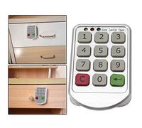 Greensen Cerradura de Armario con Teclado Inteligente, Cerradura de Combinación para Puerta de Aleación de Zinc con Contraseña Digital para Gimnasio y sauna.