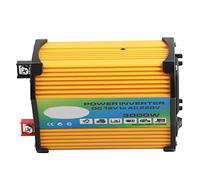 Greensen Convertidor de Alimentación de Automóvil de 3000W Power 12V a 220V Converter con Puertos USB Duales y Salida de Aire Acondicionado para Campamentos para Portátiles RV Capeetas (12V a 220V)