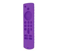 Greensen Cubierta de Control Remoto de Silicona a Prueba de Golpes para Fire TV Stick con Caja de Protección Ligera de Cordón (Conjunto Morado)