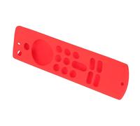 Greensen Cubierta de Control Remoto de Silicona a Prueba de Golpes para Fire TV Stick con Caja de Protección Ligera de Cordón (Set Rojo)