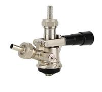 Greensen D de Acoplador de Barril de Cerveza con Válvula de Alivio de | Sonda de Acero Inoxidable 304, Cuerpo de Latón, Compatible con Barriles Sankey D Domésticos de EE. UU., de Bloqueo,