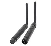 Greensen DJ Transmisor Receptor Inalámbrico 2.4G, Controlador de Iluminación Escénica 2.4G Controlador Inalámbrico para Luces LED con Alcance de 400m 126 Canales 7 Grupos (Enchufe de la UE)