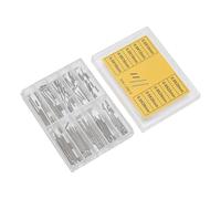 Greensen Eche un Vistazo a Las Rayas, Conectando Las Herramientas de Reparación de Tubos de Alfileres de Acero de Acero Inoxidable Sostenible para un Relojero, Fácil de Usar, Paquete de 10 Mat,