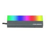 Greensen Enfriador de Disco Duro de Apariencia Fría para M.2 SSD con Luz de Fondo RGB, Almohadilla Térmica Estándar y Diseño de Doble Interfaz, Adecuado para PC para Juegos