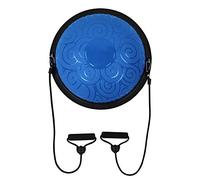 Greensen Entrenador de Media Pelota de Equilibrio a Prueba de Explosiones, Material de PVC, Mejora el Equilibrio, la Estabilidad y el Entrenamiento de Resistencia, Ideal para Gimnasio en Casa y (BLUE)