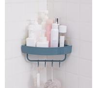 Greensen Estante de Esquina para Ducha de Baño, Estante de Pared de Gran Capacidad con Diseño Hueco para Drenaje Rápido, Almacenamiento Que Ahorra Espacio para Cocina, Baño del Hogar (Triangular