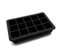 Greensen Ice Cube Silicona Silicona Fácil de Liberación 15 Molde de Fabricantes de Cubitos de Hielo con Tapa Altamente Transparente para té de Leche de Whisky Negro Negro