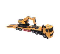 Greensen Juego de Juguetes de Camión RC y Excavadora, 2 en 1 Vehículos de Construcción con Control Remoto y Función Dual para Niños Niños de 3+ Años