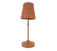 Greensen Lámpara de Mesa de Ratán Regulable, Regulable Táctil 3000K-6500K Batería de 1800mAh 8h Luz de Noche para Interiores, Exteriores, Hogar, Terraza