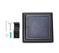 Greensen Luz de Canaleta Solar con Alimentación Solar Brillante Iluminación Solar con Alimentación Solar Al Aire Libre con 25 LED 6-8 Horas Iluminación para Pasos de Patio