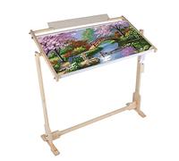 greensen Marco de madera bordado Soporte Mano Stick Marco Marco Soporte para punto de cruz bordado