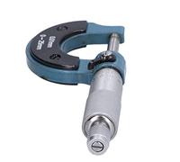 Greensen Micrómetro Exterior de Acero Inoxidable, Escalas Transparentes, Herramienta de Medición Precisa del Diámetro de Longitud para Mecánicos (0-25 mm)