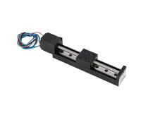 Greensen Mini Guía Lineal de Carril Actuador Deslizante, de 100mm con Motor Paso a Paso 1.8 Grados para Máquina de Fresado CNC de Bricolaje Ejes X Y Z