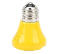 Greensen Mini Lámpara Calefactora por Infrarrojos para Reptiles, Lámpara Calefactora de Cerámica para Calentamiento Continuo Durante 24 Horas (50W Amarillo)