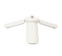 Greensen Mini Trípode con Empuñadura Estabilizadora para Cámara, Soporte de Trípode de Escritorio con Almohadillas de Goma y Tornillo de 0.25 Pulgadas (White)