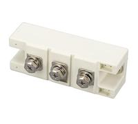 Greensen Módulo de Rectificador 162A Puente de Diodo Rectificador 3 Terminal Potencia Semiconductor Módulo de Montaje Aislado Base de Montaje Aislado para la Batería del Inversor PWM, Salida de Alta