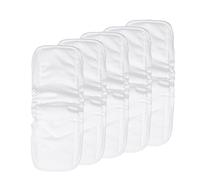 Greensen Pañales para Bebés, Inserciones de Pañales Lavables Diseño de 5 Capas con 2 de Algodón y 3 de Microfibra para Pañales de Tela para Bebés y Niños Pequeños