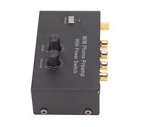 Greensen Preamplificador de Fono con Cirugía BRUS con un Adaptador DC 12V para la Configuración del de PP500P Negro