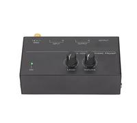 Greensen PREPLITOR DE REGRESA SENTIBLE Sensible DE PREPRESTIR Petra Phono Phono PREPRESO PREPLITO SENSIVO para LA Aplicaciones para Aplicaciones PROJETO Negro DE Metal para AUDIFILES (Enchufe de la