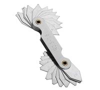 Greensen Radio de Acero Inoxidable, Herramienta de Medición de Precisión con Hojas Claramente Marcadas y Amplio Rango de Medición para Maquinistas y Fabricantes de Herramientas Troqueles (R0.3-1.5MM)