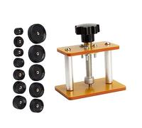 Greensen Ratio de Prensa Conjunto de la Máquina de Estampado Duradera para el Kit de Reparación de Relojes con 12 Troqueles, Adecuado para Relojeros y Aficionados (Modelo 1)