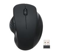 Greensen Ratón Ergonómico Inalámbrico 800 1200 1600 dpi Ajustable dpi Matón Vertical óptico con 6 Botones 2.4 G para Portátil Portátil PC Portátil (Black)