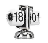 Greensen Reloj de Pared Digital Retro con Tapa, Reloj Plegable de Mesa con Pilas, Base Segura, 24 Horas, Decoración