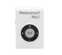 Greensen Reproductor MP3 Impermeable IPX8, para Natación 8GB de Memoria con para Gafas Sonido sin Pérdidas bajo el Agua Reproductor de Música para Surf Deportes de Buceo Auriculares (White)