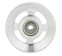 Greensen Rueda de Polea de Gimnasio Aleación Aluminio, Polea Cable Alto Rendimiento con una Operación Suave y Eficiente para la Máquina Extracción LAT, Actualización del Equipo Fitness (Diámetro 90mm)