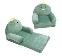 Greensen Sofá 2 en 1 para Niños, Silla, Cama, sofá Plegable, Franela Suave, Muebles de Espuma para Niños Pequeños, Sala de Juegos, Dormitorio y Sala de Estar (2 Capas)