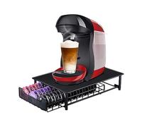 Greensen Soporte para Cápsulas de Café con Cajón, 54 Compartimentos en Forma de Red, 34x25x10 cm