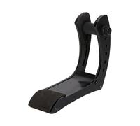 Greensen Soporte para Guitarra Eléctrica, Abrazadera de Acrílico con Almohadillas de Espuma, Ajuste de Altura en 6 Posiciones, de Bloqueo por Enchufe, para Guitarras Eléctricas de (BLACK)