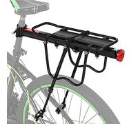 Greensen Soporte Trasero para Bicicleta, Ajustable, Aleación de Aluminio, Fácil de Instalar