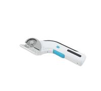 Greensen Tijeras Eléctricas Inalámbricas, Cortadora a Batería con Doble Interruptor de Seguridad, Hojas de Acero Tungsteno de Alta Dureza y de Empuñadura Suave (WHITE)