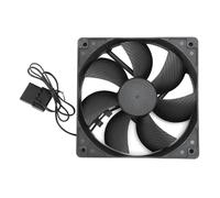 Greensen Ventilador de Enfriamiento, Ventilador para Caja de PC de 120mm 3000RPM con Doble Cojinete de Bolas 12V 2 Pines Alta Presión Estática para Caja de PC Servidor Chasis CPU Equipos