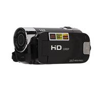Greensen Videocámara Videocámara Full HD 1080P 48MP 4K 2.7Cámara de Video con Pantalla Giratoria de 270 Grados con Interfaz USB Cámara Vlogging para Grabar Videos (Black)