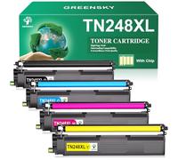 GREENSKY TN248XL TN248 Compatible Toner Brother MFCL3760CDW Toner Brother MFC-L3740CDWE DCPL3560CDW Toner Brother DCP L3560CDW Brother TN 248 XL TN-248 TN-248VAL HL-L3220CWE HL-L3240CDW DCP-L3520CDWE