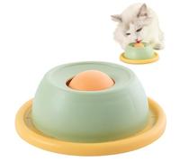 GreenSlow Feeder Dog Bowl - Bola giratoria de alimentación Lenta para dispensar golosinas, Juguetes para Perros Antideslizantes, Juguetes de enriquecimiento Saludable para Cachorros y Gatitos